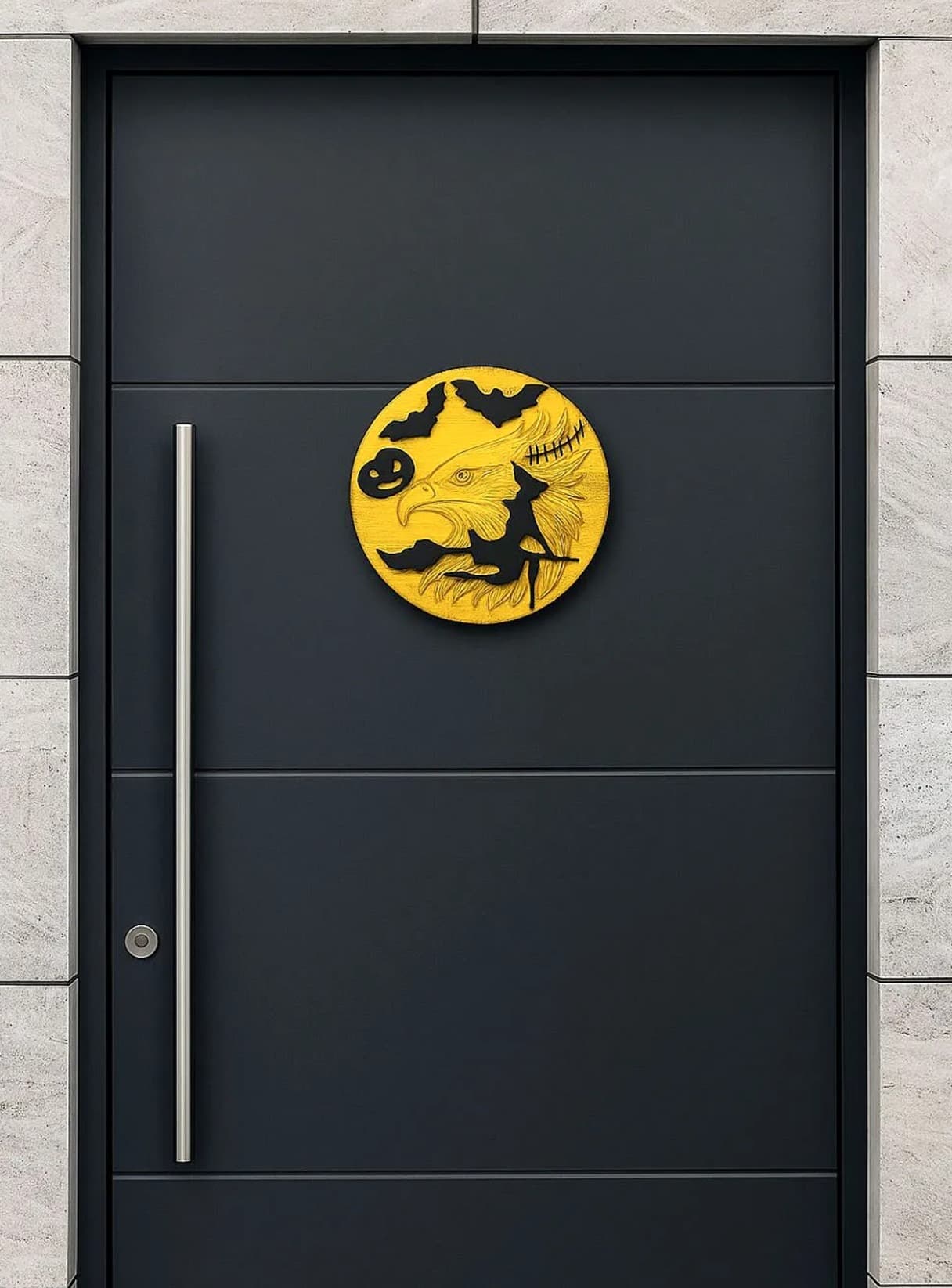 Halloween Tatlı Cadı El Yapımı Duvar Ve Kapı Dekoru